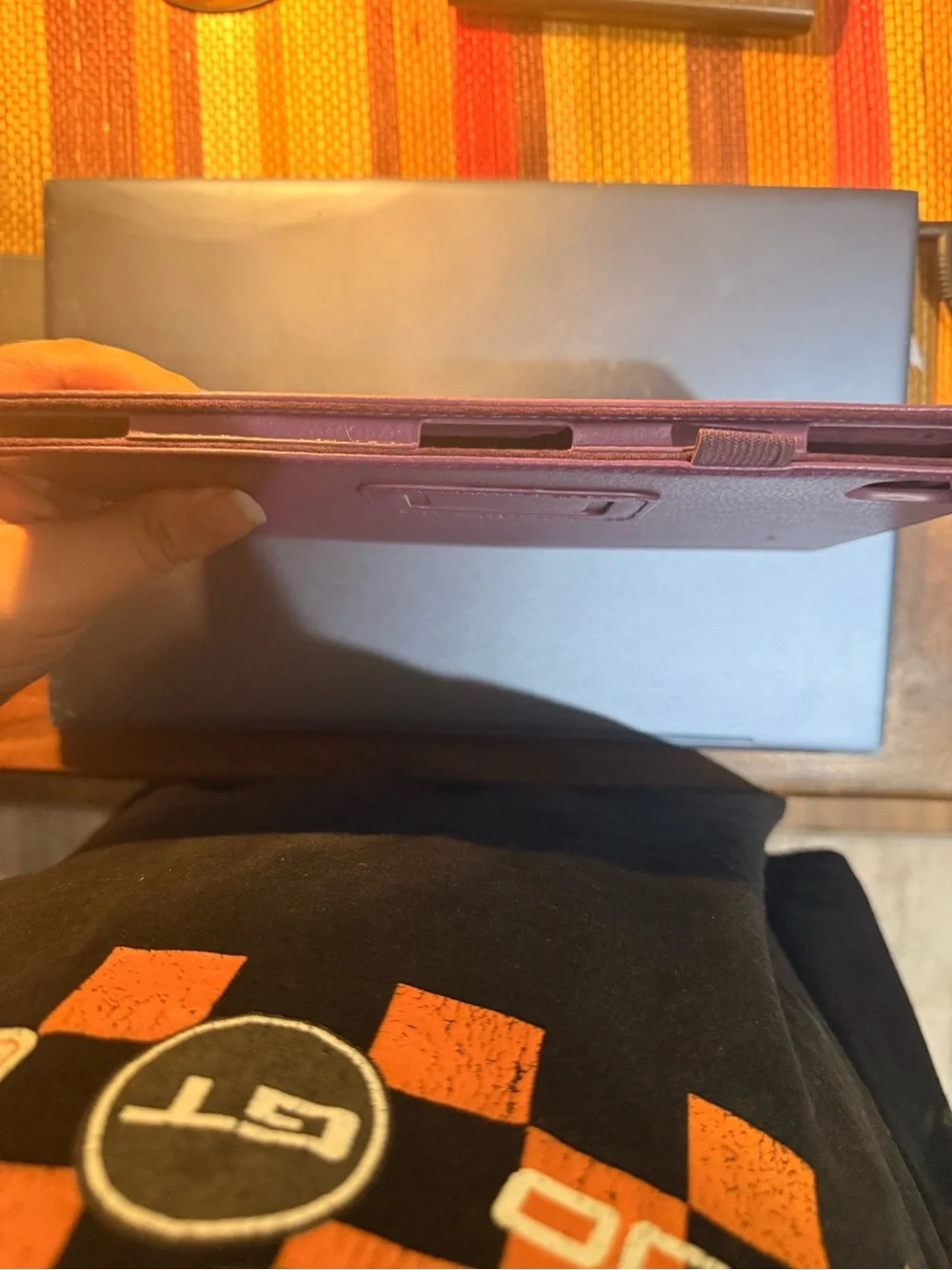 Apple iPad Air 4 & 5 Leather Tablet Folio Case - Purple